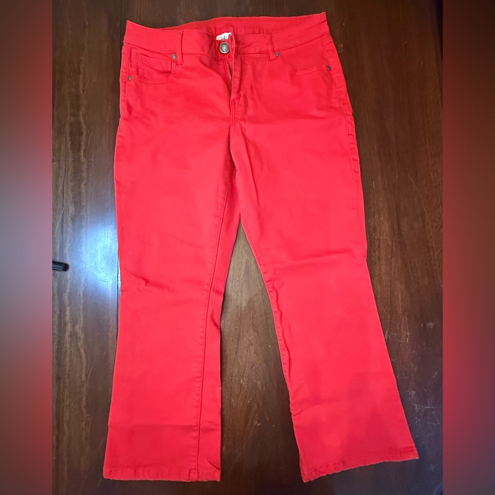 CAbi Kick Back Flare Crop Pants